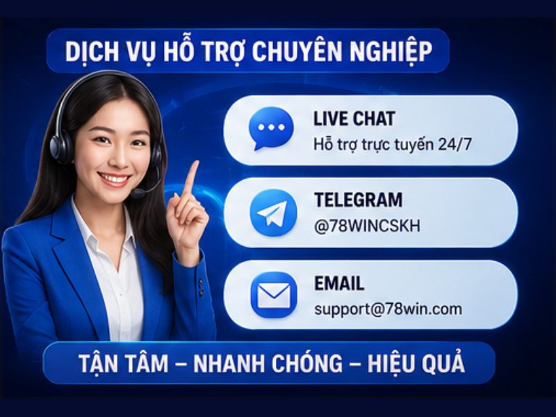 Dịch Vụ Chăm Sóc Khách Hàng 78WIN chuyên nghiệp